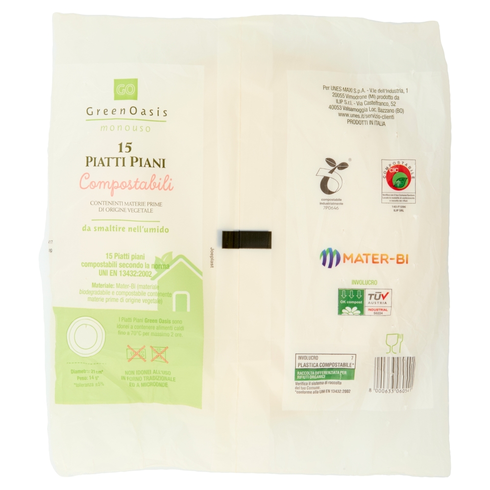 15 Piatti Piani Green Oasis